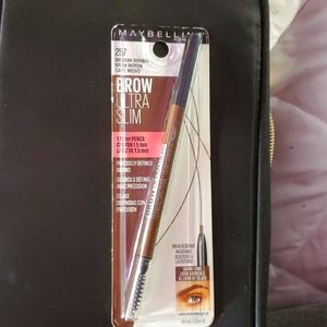 Maybelline 257 medium brown ultra slim brow pencil with brush